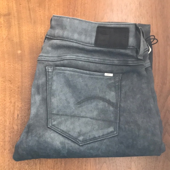 NEW G-Star Gray Irregularly Dyed Jeans - Picture 8 of 8